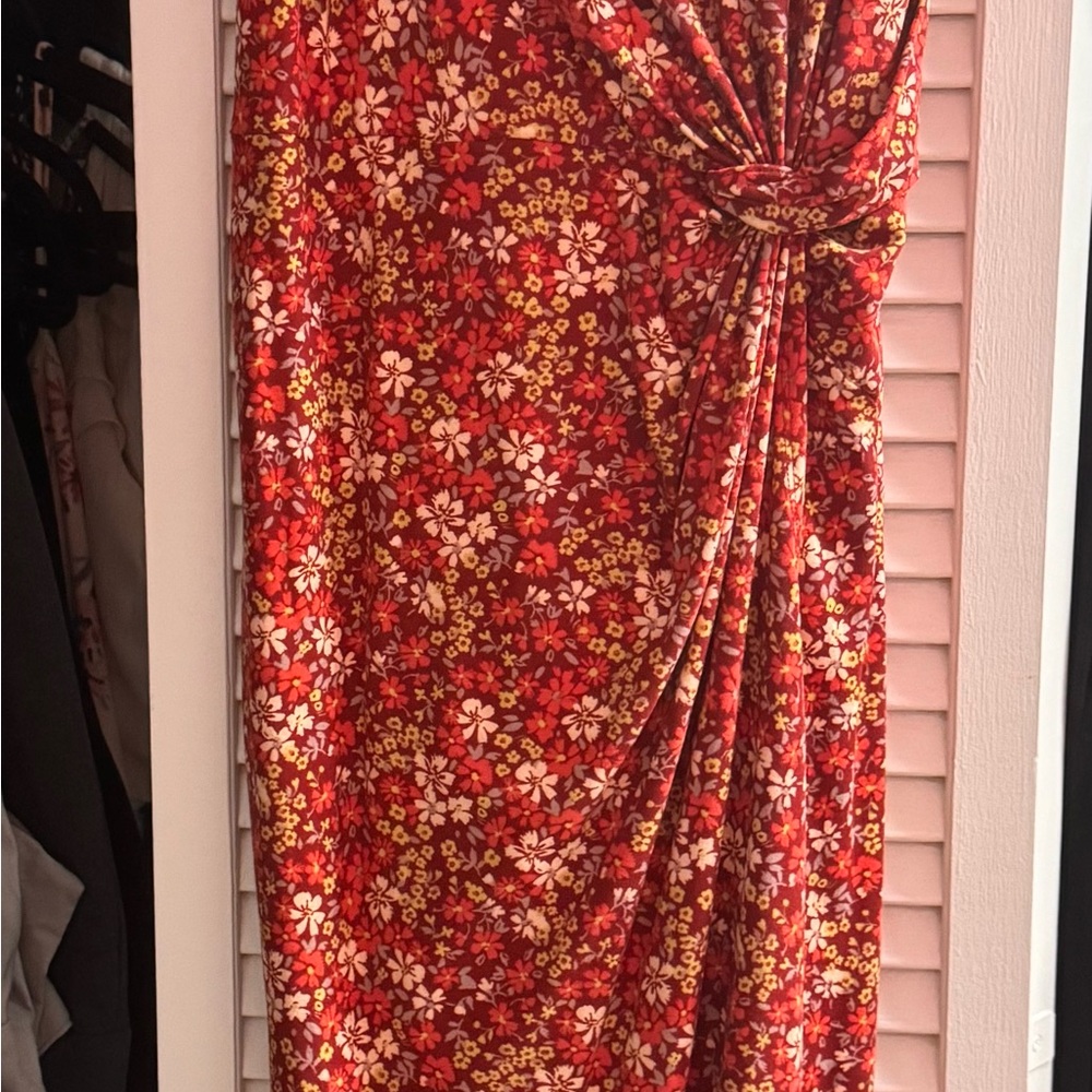 Nine Britton Red Floral Dress